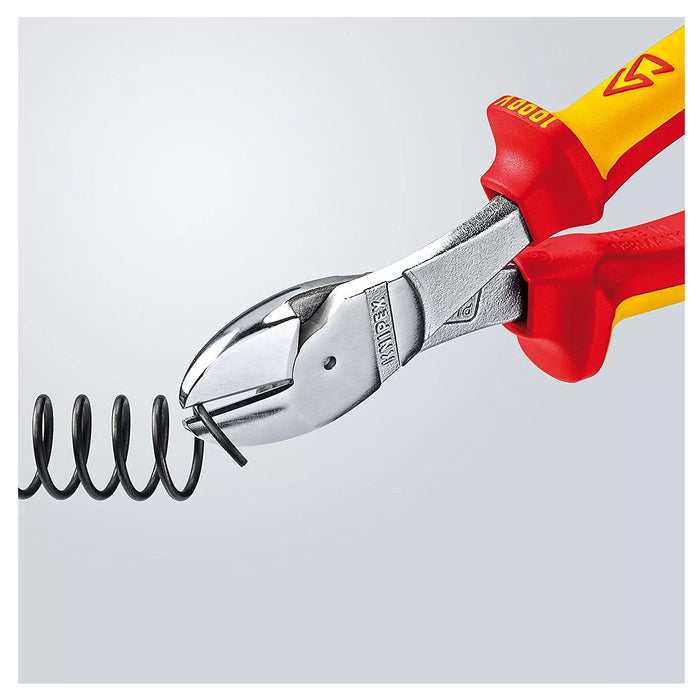 Kìm cắt trợ lực KNIPEX cách điện 1000V, chiều dài từ 160mm - 250mm, mạ Chrome