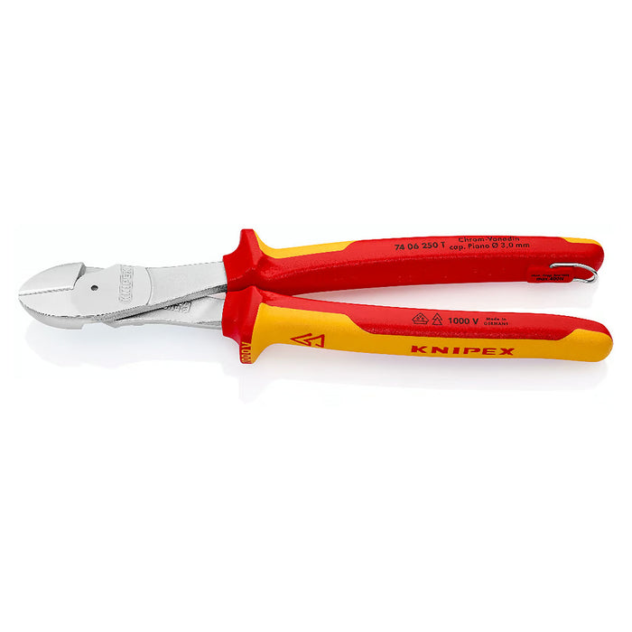 Kìm cắt trợ lực KNIPEX cách điện 1000V, chiều dài từ 160mm - 250mm, mạ Chrome