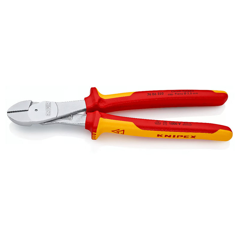 Kìm cắt trợ lực KNIPEX cách điện 1000V, chiều dài từ 160mm - 250mm, mạ Chrome