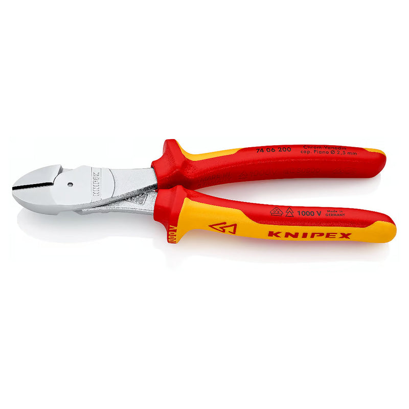 Kìm cắt trợ lực KNIPEX cách điện 1000V, chiều dài từ 160mm - 250mm, mạ Chrome