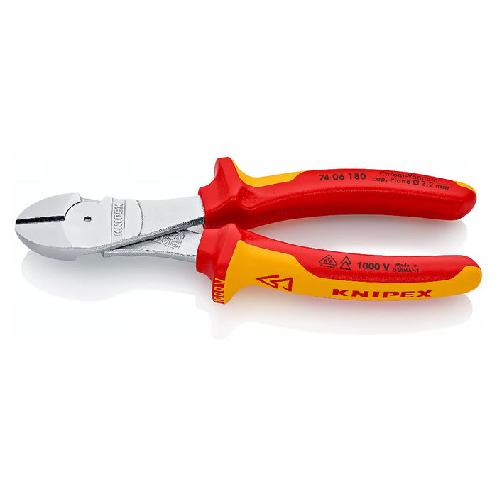 Kìm cắt trợ lực KNIPEX cách điện 1000V, chiều dài từ 160mm - 250mm, mạ Chrome