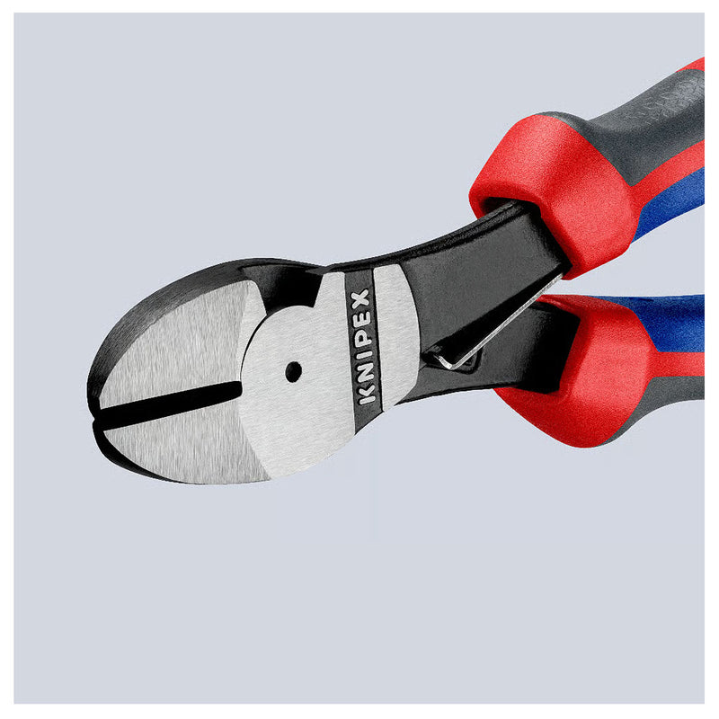 Kìm cắt trợ lực KNIPEX chiều dài từ 160mm - 180mm, mạ đen nhám, tay cầm bọc nhựa chống trượt