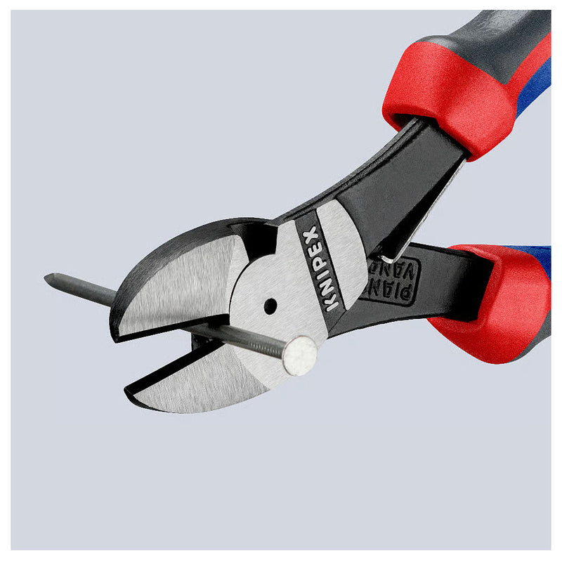 Kìm cắt trợ lực KNIPEX chiều dài từ 160mm - 180mm, mạ đen nhám, tay cầm bọc nhựa chống trượt