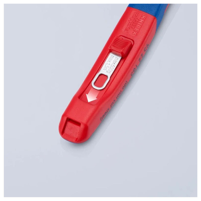 Kìm cắt trợ lực, thân kìm cong 12° KNIPEX chiều dài từ 200mm - 250mm, mạ đen nhám, tay cầm bọc nhựa chống trượt