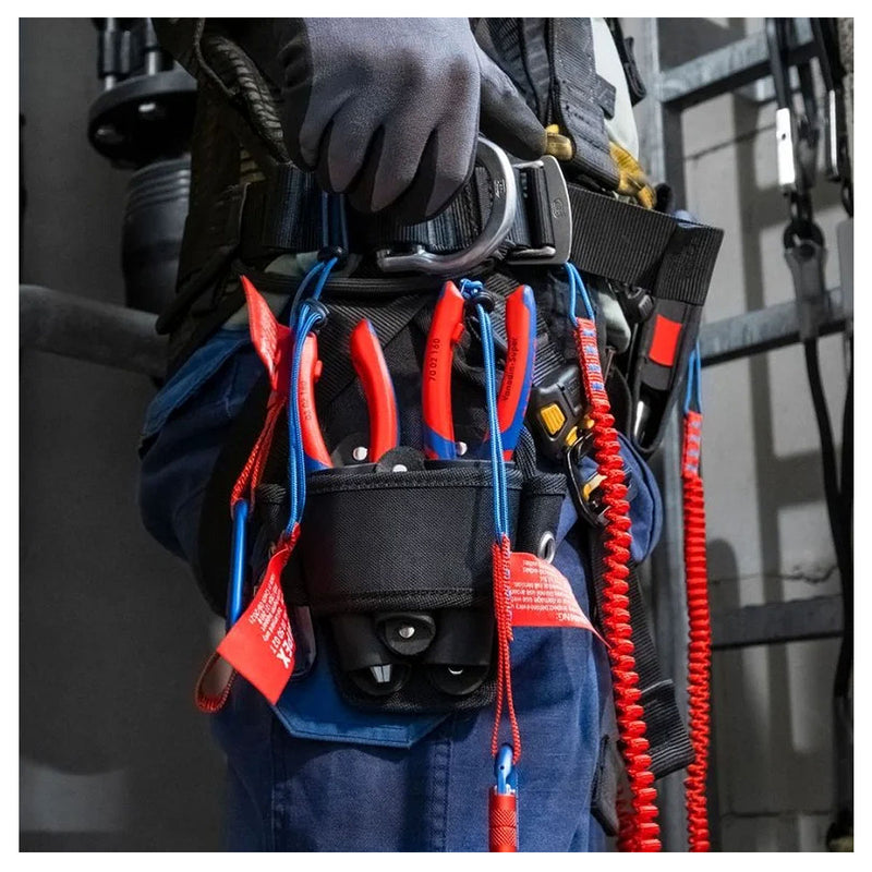Kìm cắt trợ lực, thân kìm cong 12° KNIPEX chiều dài từ 200mm - 250mm, mạ đen nhám, tay cầm bọc nhựa chống trượt