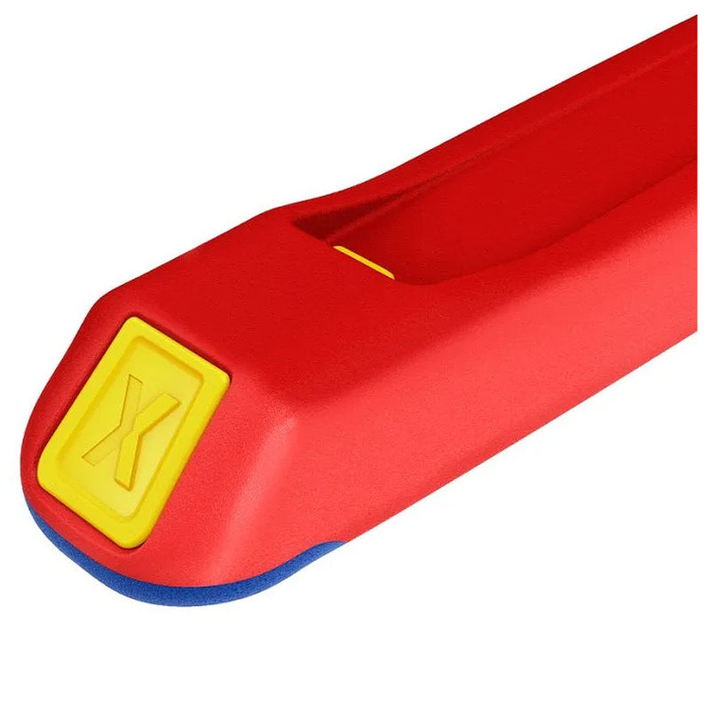 Kìm cắt trợ lực, thân kìm cong 12° KNIPEX chiều dài từ 200mm - 250mm, mạ đen nhám, tay cầm bọc nhựa chống trượt