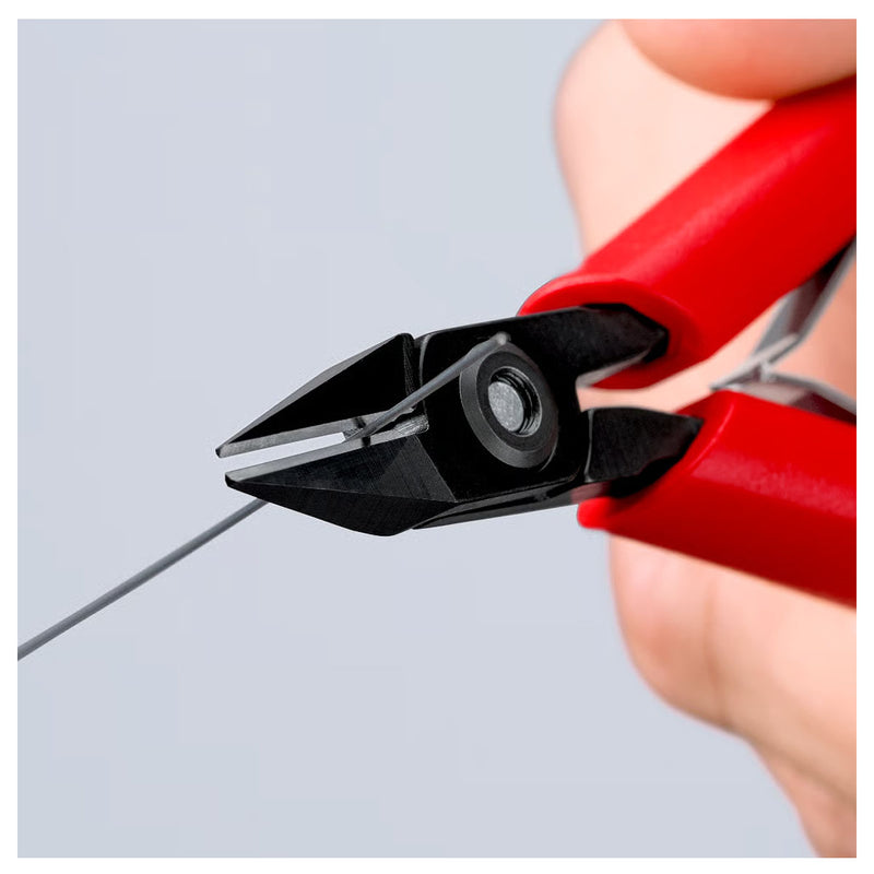 Kìm cắt linh kiện điện tử, có nang trợ lực KNIPEX 75 02 125 chiều dài 125mm, khả năng cắt từ 0.2mm - 1.3mm