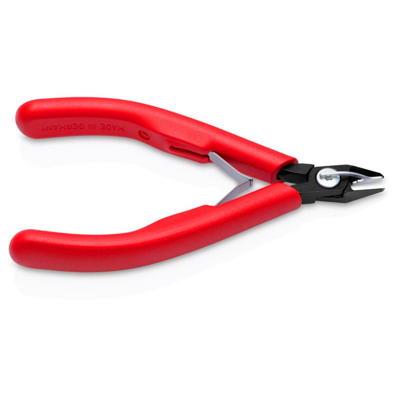 Kìm cắt linh kiện điện tử, có nang trợ lực kèm kẹp giữ dây KNIPEX 75 12 125 chiều dài 125mm, khả năng cắt từ 0.2mm - 1.3mm
