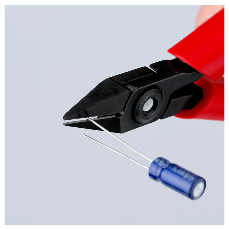 Kìm cắt linh kiện điện tử, có nang trợ lực KNIPEX 75 22 125 chiều dài 125mm, khả năng cắt từ 0.2mm - 1.3mm