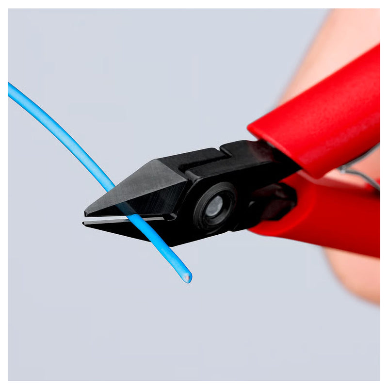 Kìm cắt linh kiện điện tử, có nang trợ lực KNIPEX 75 22 125 chiều dài 125mm, khả năng cắt từ 0.2mm - 1.3mm