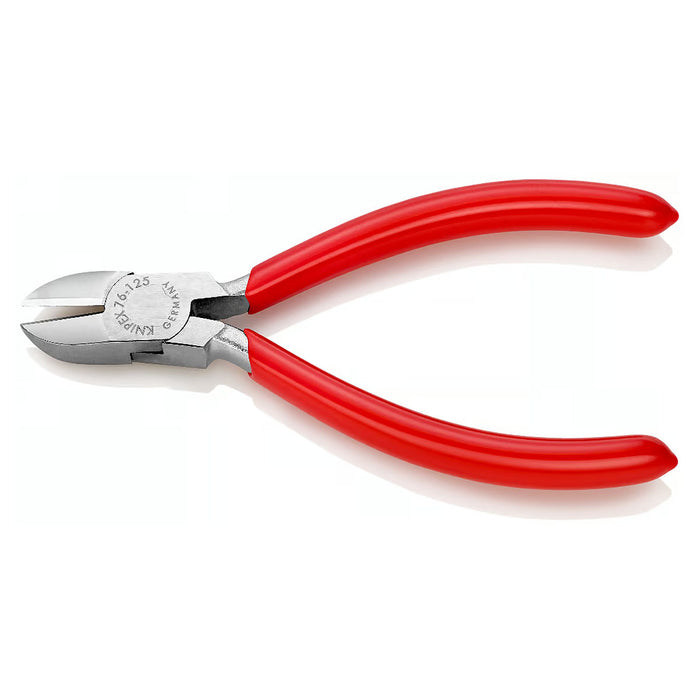 Kìm cắt KNIPEX 76 03 125 chiều dài 125mm, mạ Chrome, tay cầm bọc nhựa kháng dầu mở