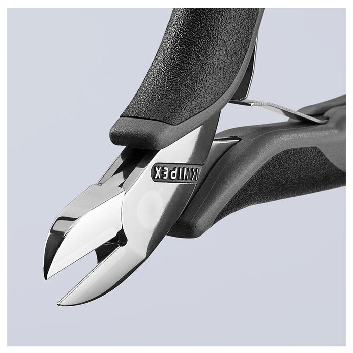 Kìm cắt linh kiện điện tử, chống tĩnh điện, đầu mũi tròn KNIPEX chiều dài từ 115mm - 130mm, khả năng cắt từ 0.3mm - 2.0mm
