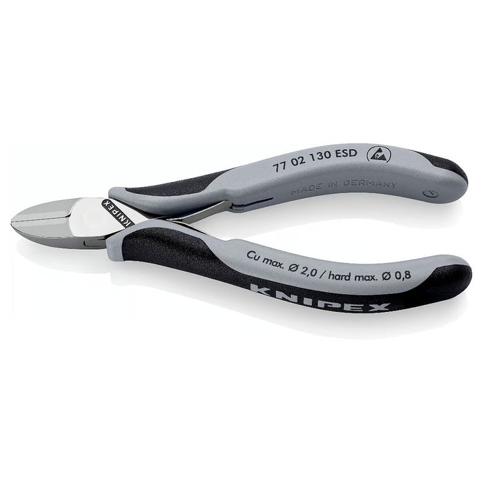 Kìm cắt linh kiện điện tử, chống tĩnh điện, đầu mũi tròn KNIPEX chiều dài từ 115mm - 130mm, khả năng cắt từ 0.3mm - 2.0mm