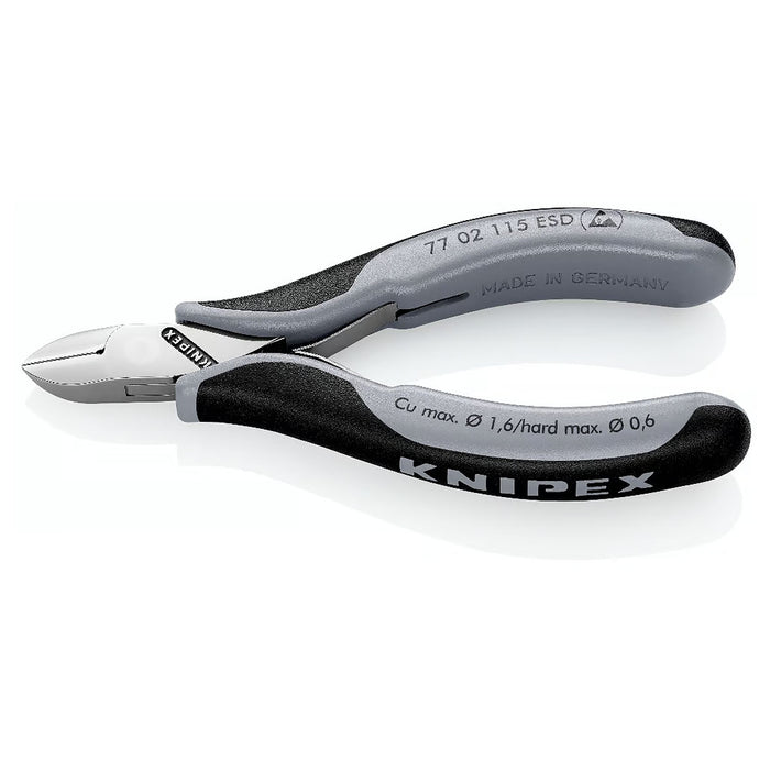 Kìm cắt linh kiện điện tử, chống tĩnh điện, đầu mũi tròn KNIPEX chiều dài từ 115mm - 130mm, khả năng cắt từ 0.3mm - 2.0mm