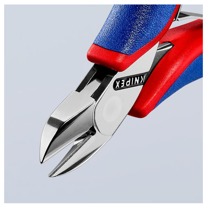 Kìm cắt linh kiện điện tử, có nang trợ lực, đầu mũi tròn KNIPEX chiều dài từ 115mm - 130mm, khả năng cắt từ 0.3mm - 2.0mm