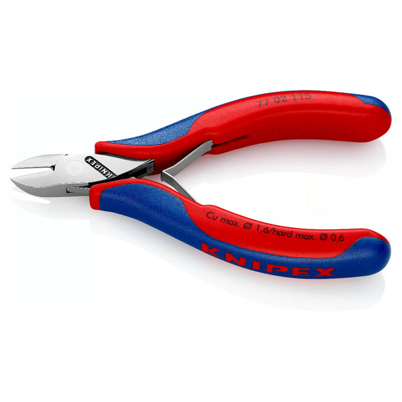 Kìm cắt linh kiện điện tử, có nang trợ lực, đầu mũi tròn KNIPEX chiều dài từ 115mm - 130mm, khả năng cắt từ 0.3mm - 2.0mm