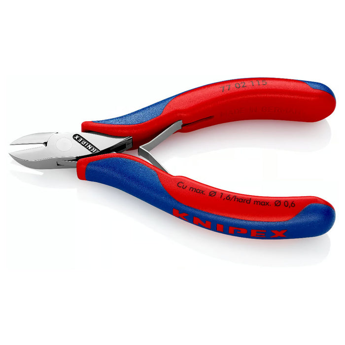 Kìm cắt linh kiện điện tử, có nang trợ lực, đầu mũi tròn KNIPEX chiều dài từ 115mm - 130mm, khả năng cắt từ 0.3mm - 2.0mm