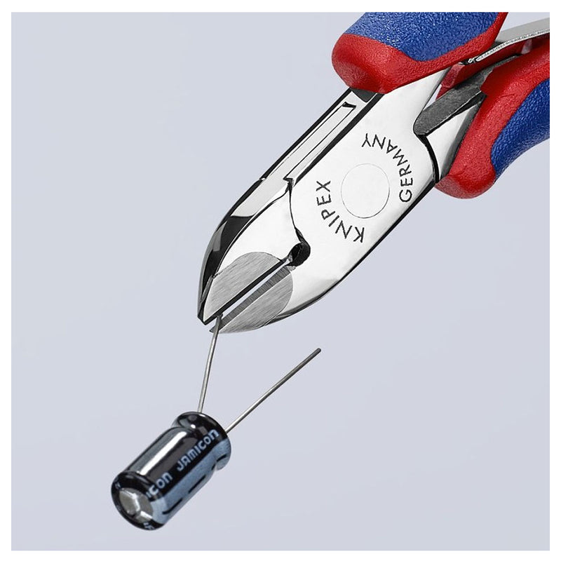 Kìm cắt linh kiện điện tử, dòng hiệu suất cao, lưỡi Carbide, chuyên cắt dây cứng KNIPEX chiều dài từ 120mm - 135mm, khả năng cắt từ 0.6mm - 2.0mm
