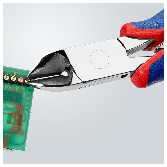 Kìm cắt linh kiện điện tử, dòng hiệu suất cao, lưỡi Carbide, chuyên cắt dây cứng KNIPEX chiều dài từ 120mm - 135mm, khả năng cắt từ 0.6mm - 2.0mm