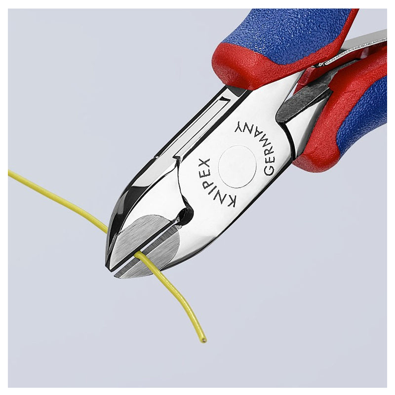 Kìm cắt linh kiện điện tử, dòng hiệu suất cao, lưỡi Carbide, chuyên cắt dây cứng KNIPEX chiều dài từ 120mm - 135mm, khả năng cắt từ 0.6mm - 2.0mm