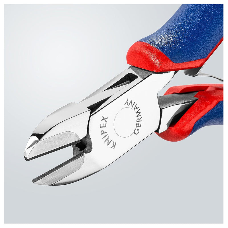 Kìm cắt linh kiện điện tử, dòng hiệu suất cao, lưỡi Carbide, chuyên cắt dây cứng KNIPEX chiều dài từ 120mm - 135mm, khả năng cắt từ 0.6mm - 2.0mm