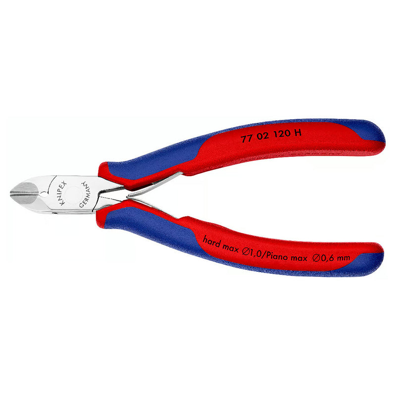 Kìm cắt linh kiện điện tử, dòng hiệu suất cao, lưỡi Carbide, chuyên cắt dây cứng KNIPEX chiều dài từ 120mm - 135mm, khả năng cắt từ 0.6mm - 2.0mm