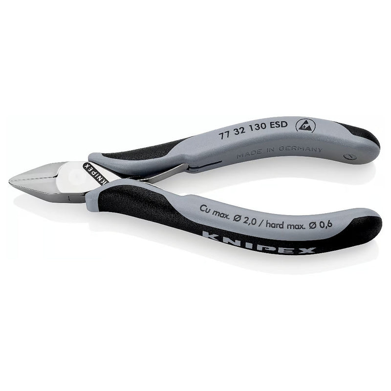 Kìm cắt linh kiện điện tử, chống tĩnh điện, đầu mũi nhọn KNIPEX  chiều dài từ 115mm - 130mm, khả năng cắt từ 0.3mm - 2.0mm