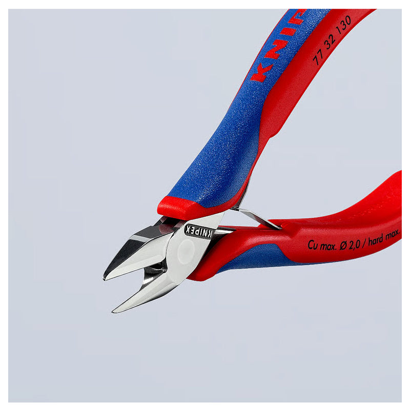 Kìm cắt linh kiện điện tử, có nang trợ lực, đầu mũi nhọn KNIPEX  chiều dài từ 115mm - 130mm, khả năng cắt từ 0.3mm - 2.0mm