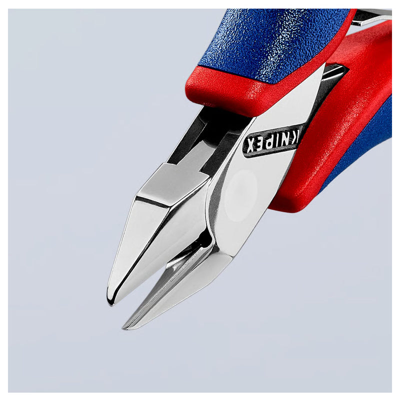 Kìm cắt linh kiện điện tử, có nang trợ lực, đầu mũi nhọn KNIPEX  chiều dài từ 115mm - 130mm, khả năng cắt từ 0.3mm - 2.0mm