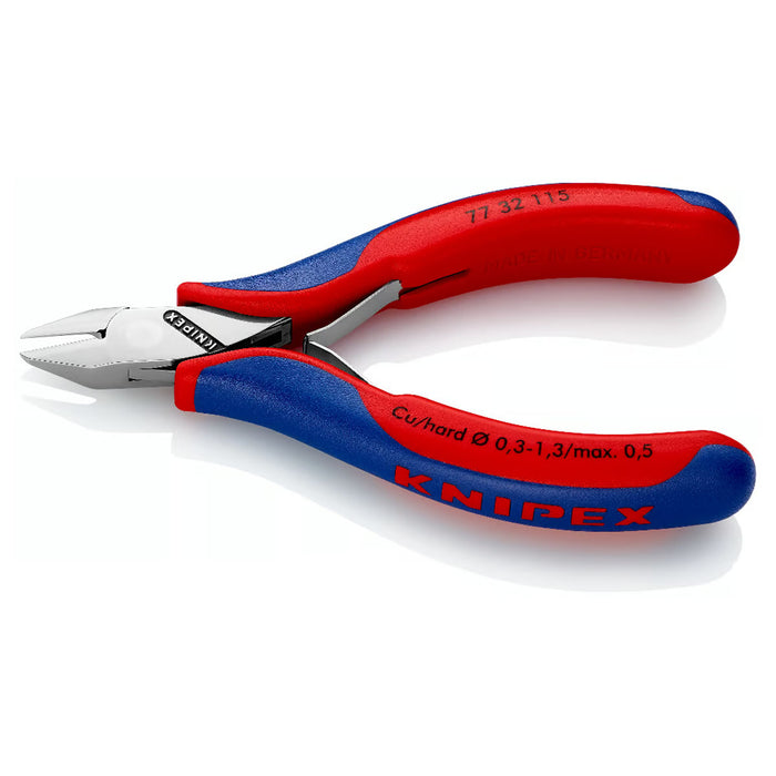 Kìm cắt linh kiện điện tử, có nang trợ lực, đầu mũi nhọn KNIPEX  chiều dài từ 115mm - 130mm, khả năng cắt từ 0.3mm - 2.0mm