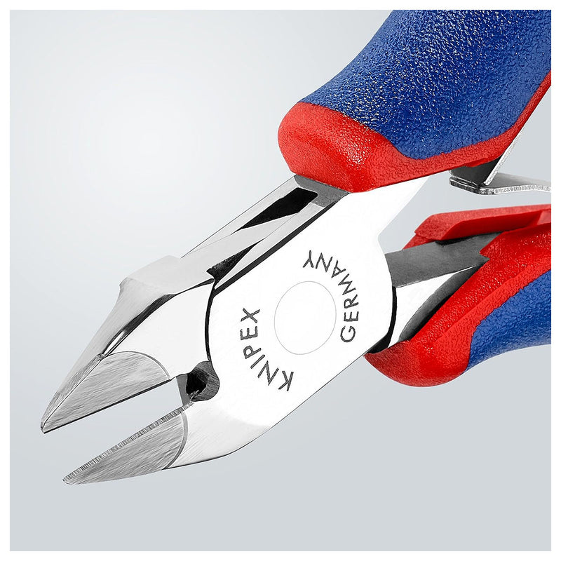 Kìm cắt linh kiện điện tử, dòng hiệu suất cao, lưỡi Carbide, chuyên cắt dây cứng KNIPEX 77 32 120 H chiều dài 120mm, khả năng cắt từ 0.2mm - 1.6mm