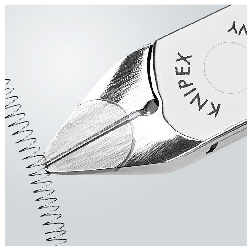 Kìm cắt linh kiện điện tử, dòng hiệu suất cao, lưỡi Carbide, chuyên cắt dây cứng KNIPEX 77 32 120 H chiều dài 120mm, khả năng cắt từ 0.2mm - 1.6mm