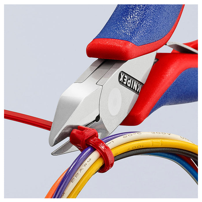 Kìm cắt linh kiện điện tử, có nang trợ lực, đầu mũi nhọn KNIPEX chiều dài từ 115mm - 130mm, khả năng cắt từ 0.3mm - 1.6mm