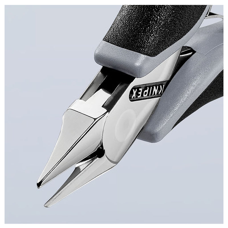 Kìm cắt linh kiện điện tử, chống tĩnh điện, đầu mũi nhọn bè KNIPEX 77 52 115 ESD chiều dài 115mm, khả năng cắt từ 0.3mm - 1.0mm