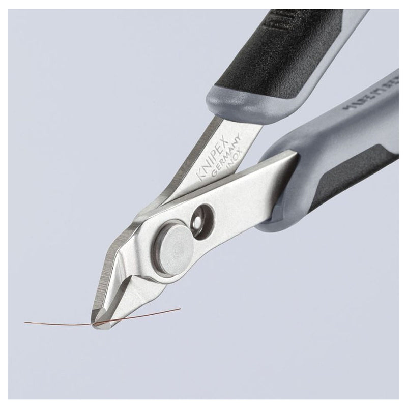 Kìm cắt linh kiện điện tử, chống tĩnh điện dòng Super Knips KNIPEX 78 03 125 ESD chiều dài 125mm, khả năng cắt từ 0.2mm - 1.6mm