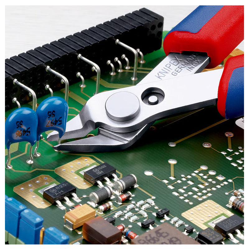 Kìm cắt linh kiện điện tử dòng Super Knips KNIPEX 78 03 125 chiều dài 125mm, khả năng cắt từ 0.2mm - 1.6mm