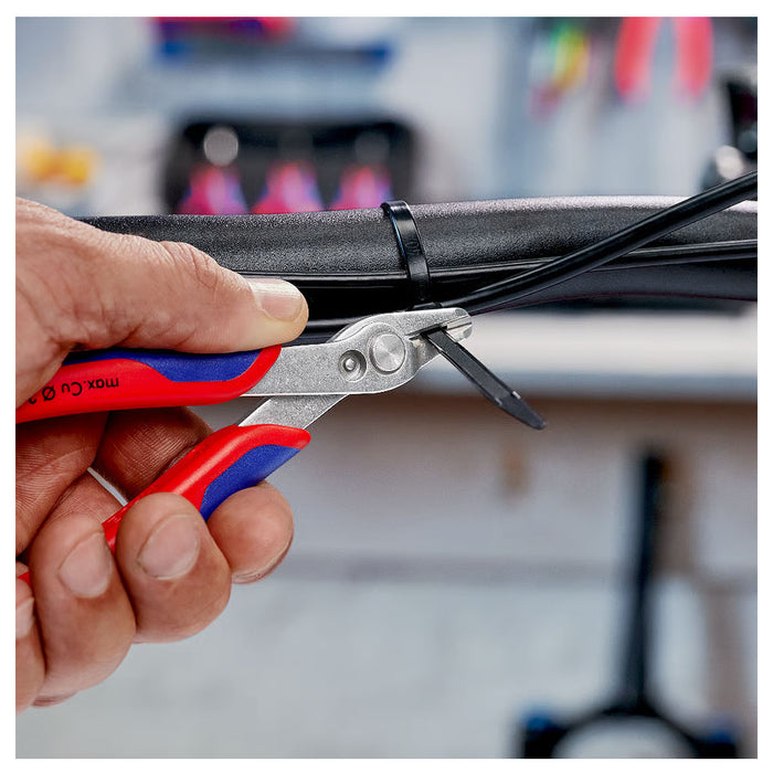 Kìm cắt linh kiện điện tử dòng Super Knips XL KNIPEX 78 03 140 chiều dài 140mm, khả năng cắt từ 0.2mm - 2.1mm