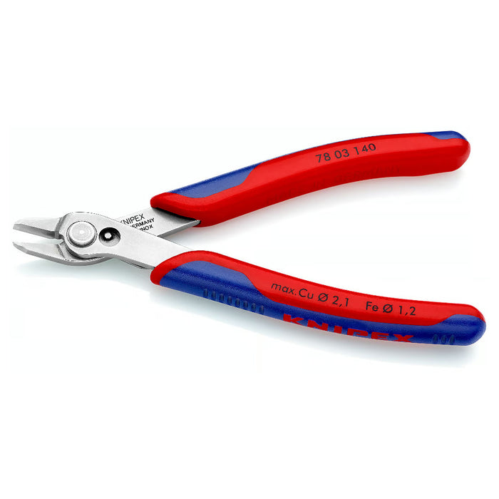 Kìm cắt linh kiện điện tử dòng Super Knips XL KNIPEX 78 03 140 chiều dài 140mm, khả năng cắt từ 0.2mm - 2.1mm