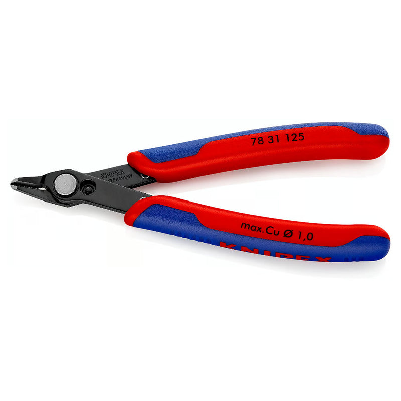 Kìm cắt linh kiện điện tử dòng Super Knips KNIPEX 78 31 125 chiều dài 125mm, khả năng cắt từ 0.2mm - 1.0mm