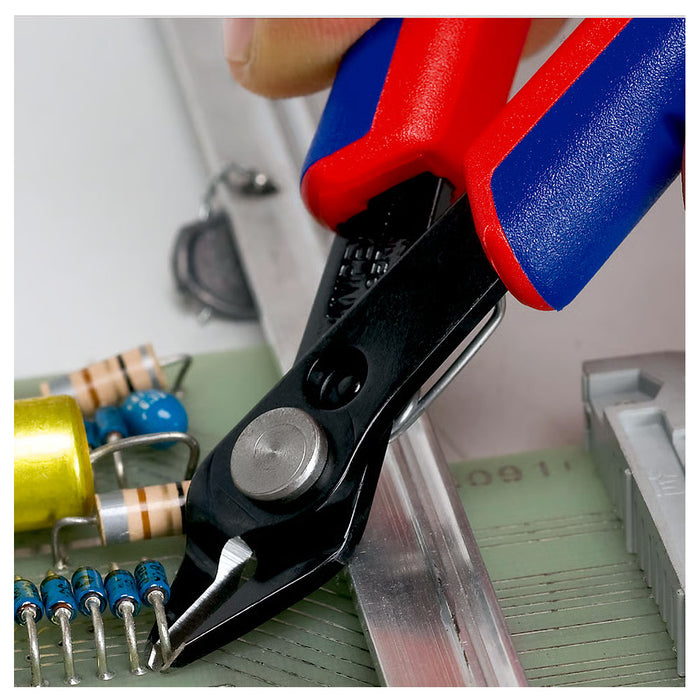 Kìm cắt linh kiện điện tử dòng Super Knips KNIPEX 78 61 125 chiều dài 125mm, khả năng cắt từ 0.2mm - 1.6mm