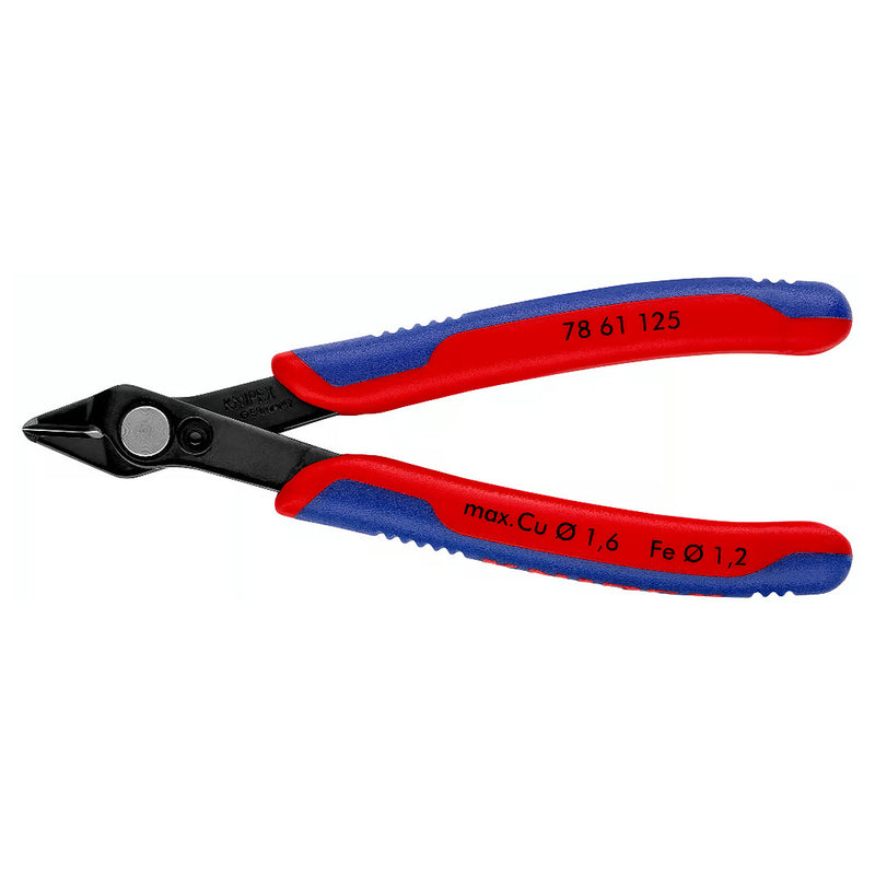 Kìm cắt linh kiện điện tử dòng Super Knips KNIPEX 78 61 125 chiều dài 125mm, khả năng cắt từ 0.2mm - 1.6mm