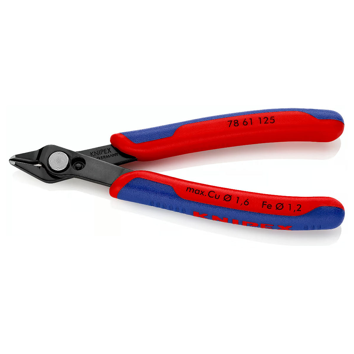 Kìm cắt linh kiện điện tử dòng Super Knips KNIPEX 78 61 125 chiều dài 125mm, khả năng cắt từ 0.2mm - 1.6mm