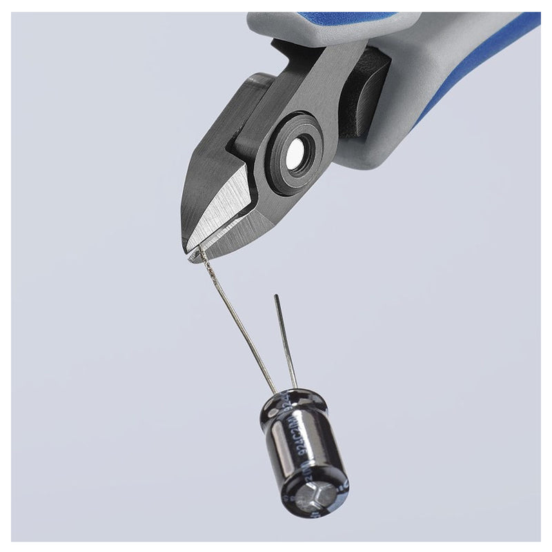 Kìm cắt linh kiện điện tử, có nang trợ lực, đầu mũi nhỏ KNIPEX 79 02 120 chiều dài 120mm, khả năng cắt từ 0.2mm - 1.4mm