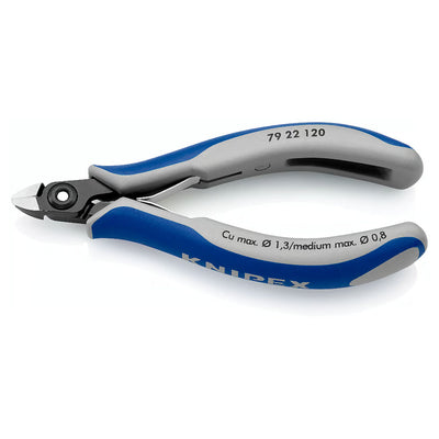 Kìm cắt linh kiện điện tử, có nang trợ lực, đầu mũi nhỏ KNIPEX 79 22 120 chiều dài 120mm, khả năng cắt từ 0.1mm - 1.3mm