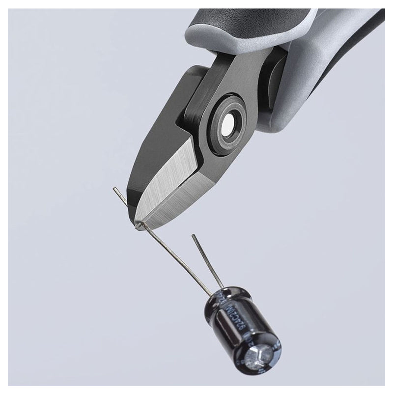 Kìm cắt linh kiện điện tử, chống tĩnh điện, đầu mũi tròn KNIPEX 79 22 125 ESD chiều dài 125mm, khả năng cắt từ 0.1mm - 1.7mm