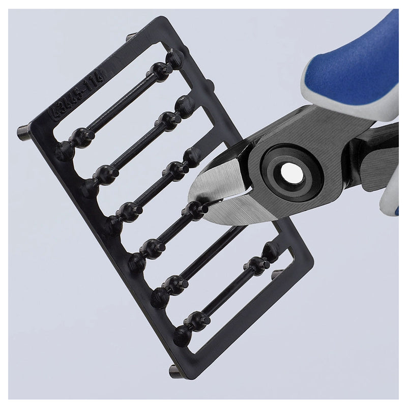 Kìm cắt linh kiện điện tử, có nang trợ lực, đầu mũi tròn KNIPEX 79 22 125 chiều dài 125mm, khả năng cắt từ 0.1mm - 1.7mm