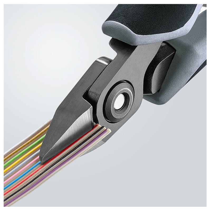 Kìm cắt linh kiện điện tử, chống tĩnh điện, đầu mũi nhọn KNIPEX 79 32 125 ESD chiều dài 125mm, khả năng cắt từ 0.2mm - 1.5mm