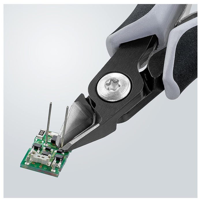 Kìm cắt linh kiện điện tử, chống tĩnh điện, đầu mũi nhọn KNIPEX 79 42 125 ESD chiều dài 125mm, khả năng cắt từ 0.1mm - 1.5mm