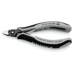 KNIPEX 79 42 125 ESD: Kiểu cắt Flush Cut ( Cắt phẳng, còn bavia nhỏ )