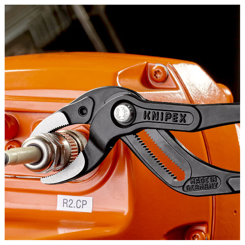 Kìm mỏ quạ, chuyên dùng mở ống Siphon KNIPEX 81 01 250 chiều dài 250mm, mạ đen nhám, tay cầm bọc nhựa chống trượt